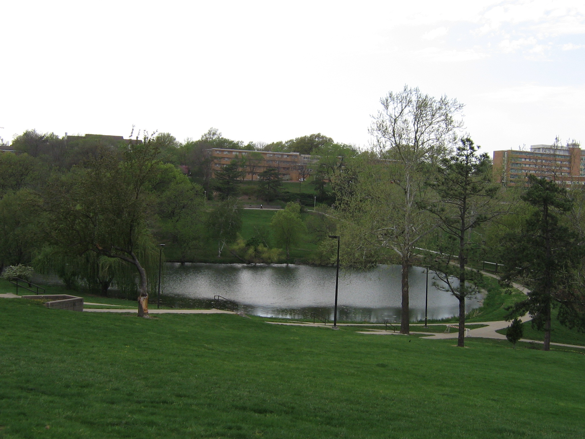 View of Potter Lake from Campenile Hill